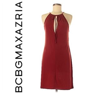 BCBGMAXAZRIA Burgundy Size S Sleeveless Top